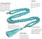 108 Mala Beads Necklace Semi-Precious Gem Stones Meditation Necklace 108 Hand Knotted Japa Mala Beaded Tassel Necklace with Tree of Life Pendant